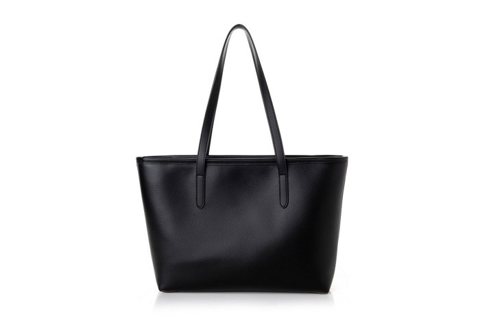 Vince Camuto Bolso Tote Negro Taormina - 100% Piel de Polivinilo Lujoso y Versátil